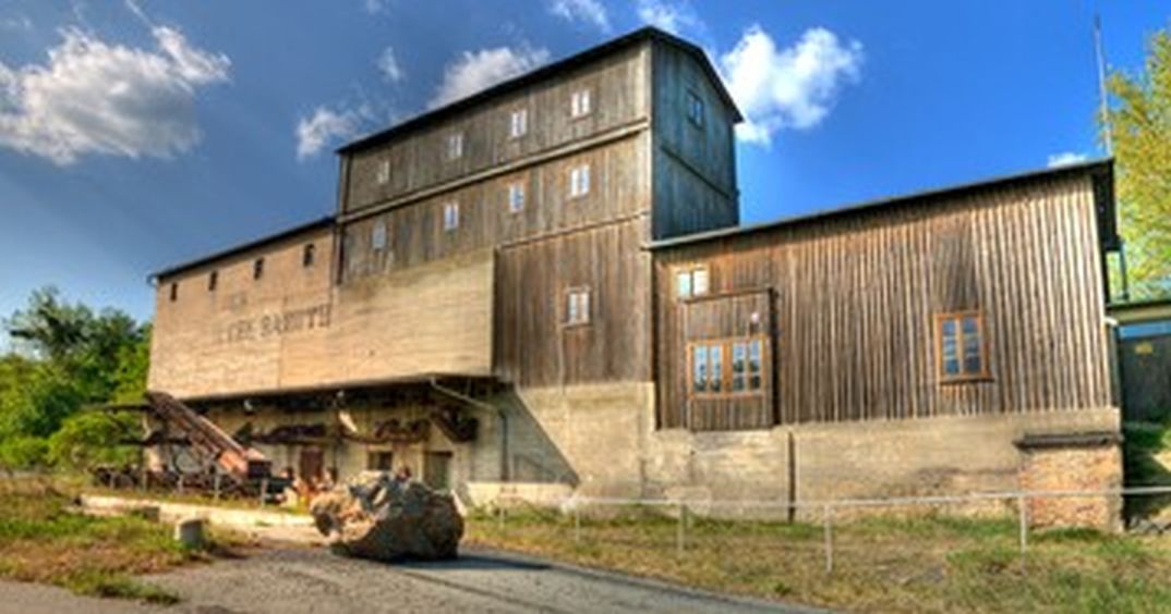 Ansicht des Basaltwerk Baruth